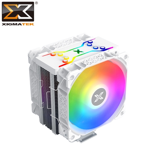 Xigmatek Air-Killer Pro Arctic 白 幻彩ARGB散熱器 (支援LGA1700/ARGB/高15.5/TDP:190W)