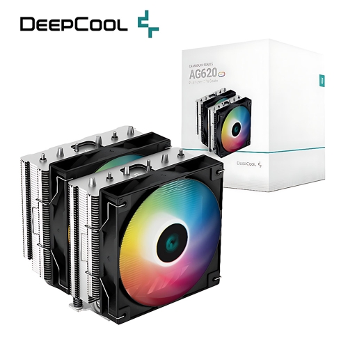 DEEPCOOL 九州風神 AG620 ARGB 雙塔/六導管/雙風扇/支援LGA1851/AM5