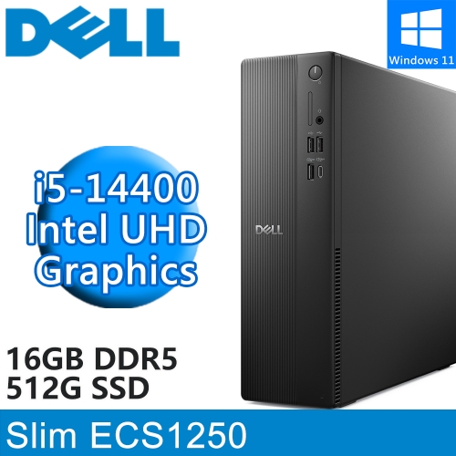 DELL Slim ECS1250-R1508BTW(i5-14400/16G DDR5/512G PCIE/W11)