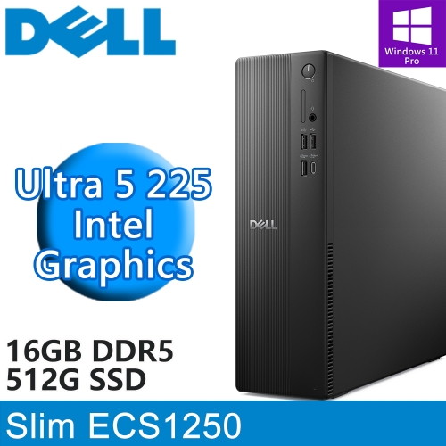 DELL Slim ECS1250-P3508BTW(Intel Ultra 5 225/16G DDR5/512G PCIE/W11P)